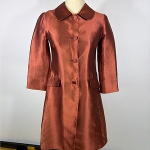 Vintage Miu Miu 2005 Rust Trench Coat